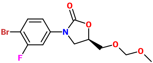 (图片) MC005181 (5R)-3-(4-Br-3-F-Ph)-5-[(MeO-MeO)Me]-2-oxazolidinone